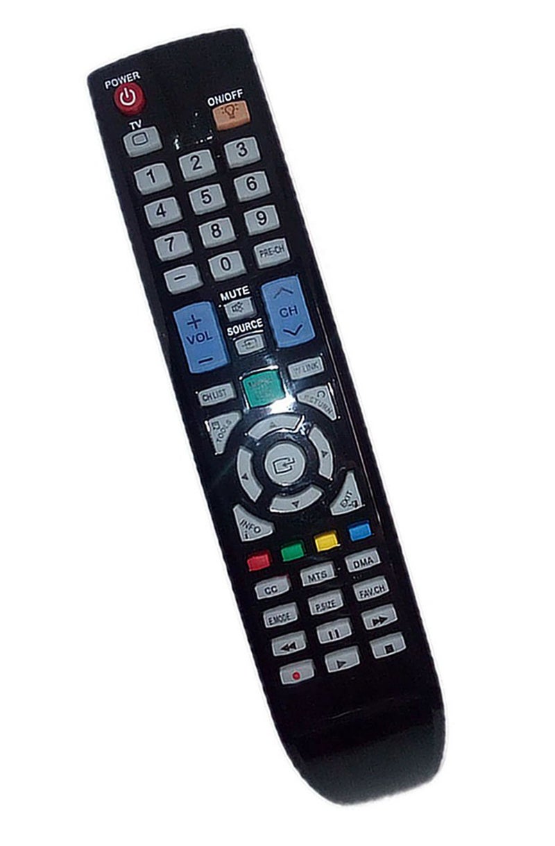 JustFine Replaced Remote Control Compatible for Samsung LN46B550K1FUZA HL72A650 LN52A650A1F LN52A750 PN50A530S2FXZA LN46B630N1FXZA TV - Image 1